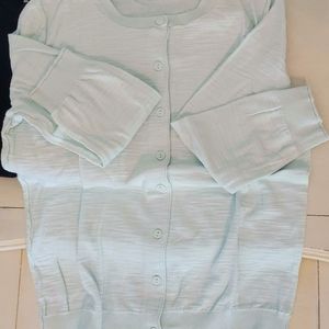 LOFT Summer Soft Cardigan in Mint Green